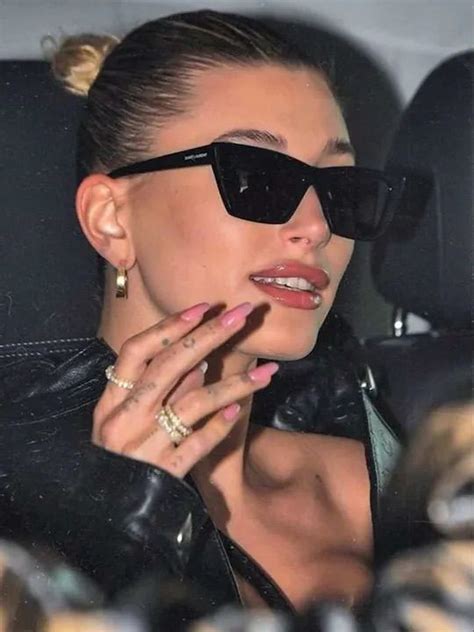 ysl sunglasses hailey bieber